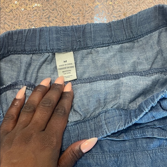 Denim Ruffle Skirt - Picture 3 of 5